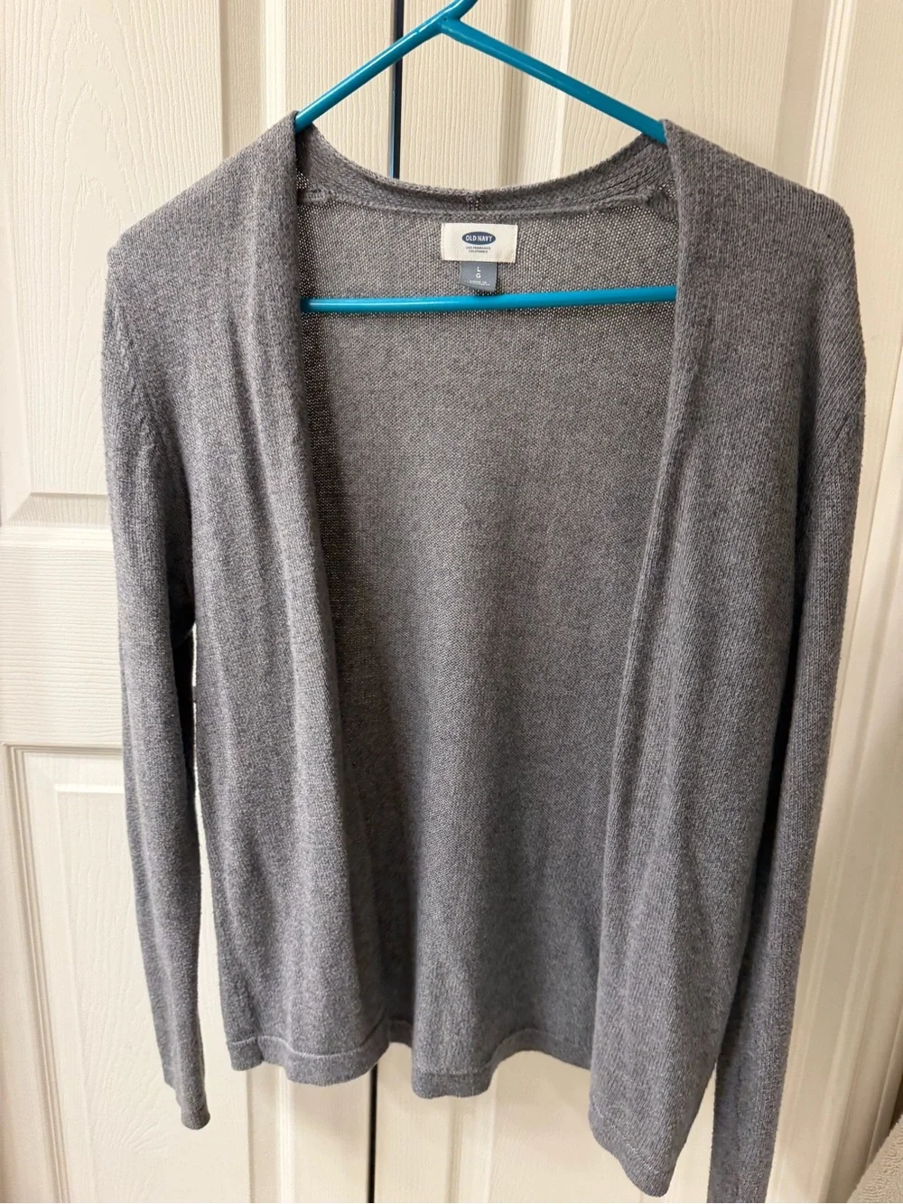 Old Navy Heather Gray Open-Front Women's Cardigan - Picture 1 of 4